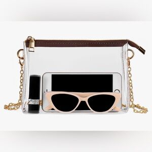 New Clear Purse for Women Stadium Bag Clear Crossbody